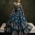 Morpeach Satin Sequins Embroidery Work Bridal Lehenga with Blouse and Net Dupatta