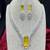 emerald cut yellow crystal necklace earrings set, silver plated statement choker for weddings