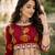 White Color Plain With Multicolored Color Traingle Kali Work Navratri Lehenga With Stitched Blouse