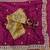 Plum Color Beautiful Sequence embroidery work Rangoli Silk blend Saree