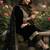 black silk blend  readymade suit with embroidery & sequence work