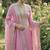pink silk blend  readymade suit with embroidery & sequence work