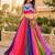 Traditional Multicolored Prints Kali Navratri Lehenga Blouse With Batwa $ Scarve - full stitched free size