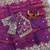Plum Color Sequance and Zari Embroidery Work Space Silk Blend Saree