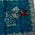 Teal Color Sequance and Zari Embroidery Work Space Silk Blend Saree