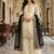 white&black silk blend  readymade suit with embroidery & sequence work