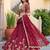 Alluring Maroon Embroidered Silk Engagement Wear Lehenga Choli With Dupatta
