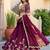 Elegant Wine Sequins Silk Traditional Lehenga Choli With Dupatta