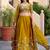 Regal Mustard Yellow Sequins Silk Haldi Wear Lehenga Choli With Dupatta