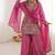 rani silk blend  readymade suit with embroidery & sequence work