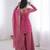 rani silk blend  readymade suit with embroidery & sequence work