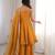 yellow silk blend  readymade suit with zarkhand & lace work