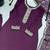 purple georgette readymade suit with diamond & sequence work