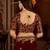 Maroon jimmy choo zari butti work embellished wedding wear saree