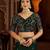 Green jimmy choo zari butti work embellished wedding wear saree