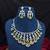yellow sapphire cz bridal choker necklace set, chandelier earrings, indian wedding jewellery