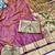 Gajri zari woven paithani silk traditional saree with swarovski blouse piece