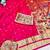 Rani zari woven paithani silk traditional saree with swarovski blouse piece