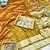 Gold zari woven paithani silk traditional saree with swarovski blouse piece
