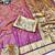 Gajri zari woven paithani silk traditional saree with swarovski blouse piece