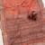 Light Orange Color Beautiful katdana and real mirror work Fox Georgette Saree