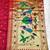 Maroon zari woven paithani silk traditional saree with swarovski blouse piece