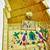 Gold zari woven paithani silk traditional saree with swarovski blouse piece