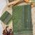 Parrot Green Color Beautiful katdana and real mirror work Fox Georgette Saree
