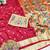 Maroon zari woven paithani silk traditional saree with swarovski blouse piece