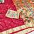 Maroon zari woven paithani silk traditional saree with swarovski blouse piece