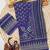 Purple Color Beautiful katdana and real mirror work Fox Georgette Saree