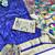 Blue zari woven paithani silk traditional saree with swarovski blouse piece