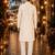 White original mirror work viscos silk blend straight kurta
