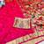 Pink zari woven paithani silk traditional saree with swarovski blouse piece