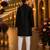 Black original mirror work viscos silk straight kurta