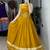 Mustard Color Fancy Plain Lehenga With Lace Patti Work Blouse For Navratri - full stitched free size
