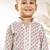 Boys aqua cotton kurta pyjama set