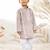 Boys aqua cotton kurta pyjama set