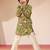 Cotton muslin printed kurta set with pyjamas for boys | green | navratri