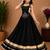 Black Color Fancy Plain Lehenga With Lace Patti Work Blouse For Navratri - full stitched free size