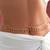 Butterfly style gold plated waist chain dress body belt kamar bandh belly chain