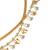 Butterfly style gold plated waist chain dress body belt kamar bandh belly chain