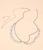 Butterfly style silver plated waist chain dress body belt kamar bandh belly chain