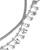 Butterfly style silver plated waist chain dress body belt kamar bandh belly chain