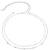 Silver plated contemporary belly chain kamarbandh jewellery for women & girls (set of 2)