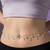 Crystal studded silver plated fancy kamarbandh belly chain waist chain jewellery for women
