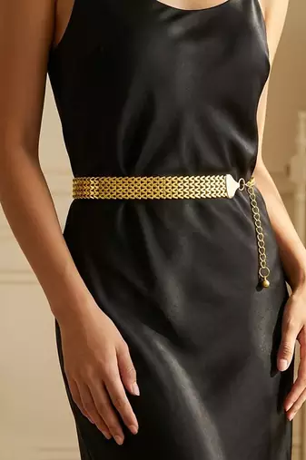 Gold plated fancy kamarbandh belly chain waist chain jewellery gift for women & girls