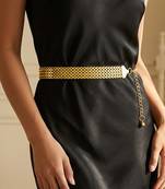 Gold plated fancy kamarbandh belly chain waist chain jewellery gift for women & girls