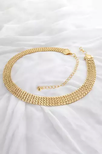 Gold plated fancy kamarbandh belly chain waist chain jewellery gift for women & girls