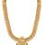 Goddess lakshmi gold plated bridal long & short necklace with earrings jewellery set for women
